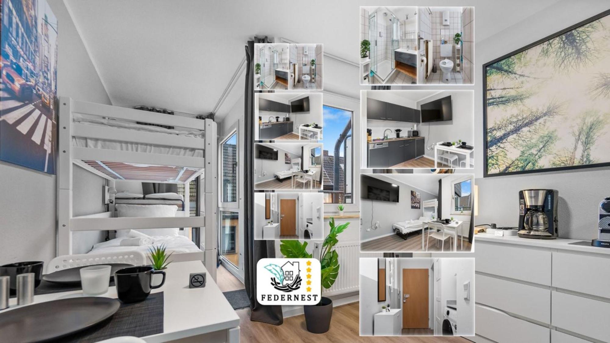 Messe, Monteure, Budget - Einfache Komfortable 2 Personen Wohnung Duisburg Buitenkant foto