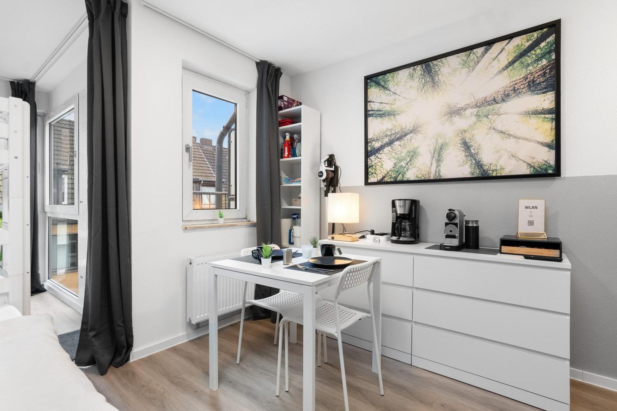 Messe, Monteure, Budget - Einfache Komfortable 2 Personen Wohnung Duisburg Buitenkant foto